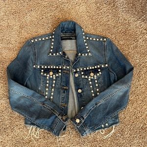 Veronica Beard Studded Denim Jacket, XS